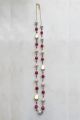 Pink Pearls and Agate Long Necklace