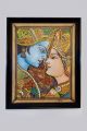Canvas Lord Krishna Love Radha Acrylic Painting